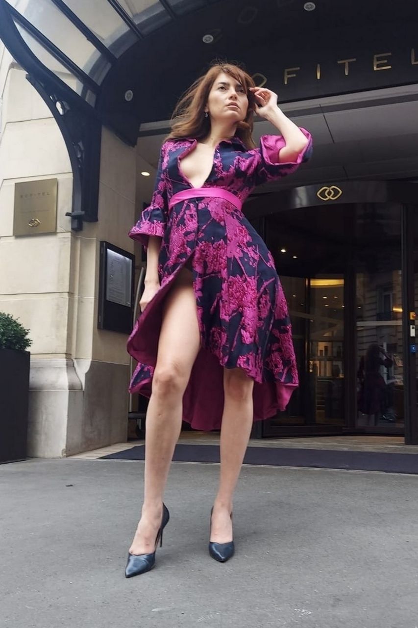 Blanca Blanci Arrives Paris For Fashion Week
