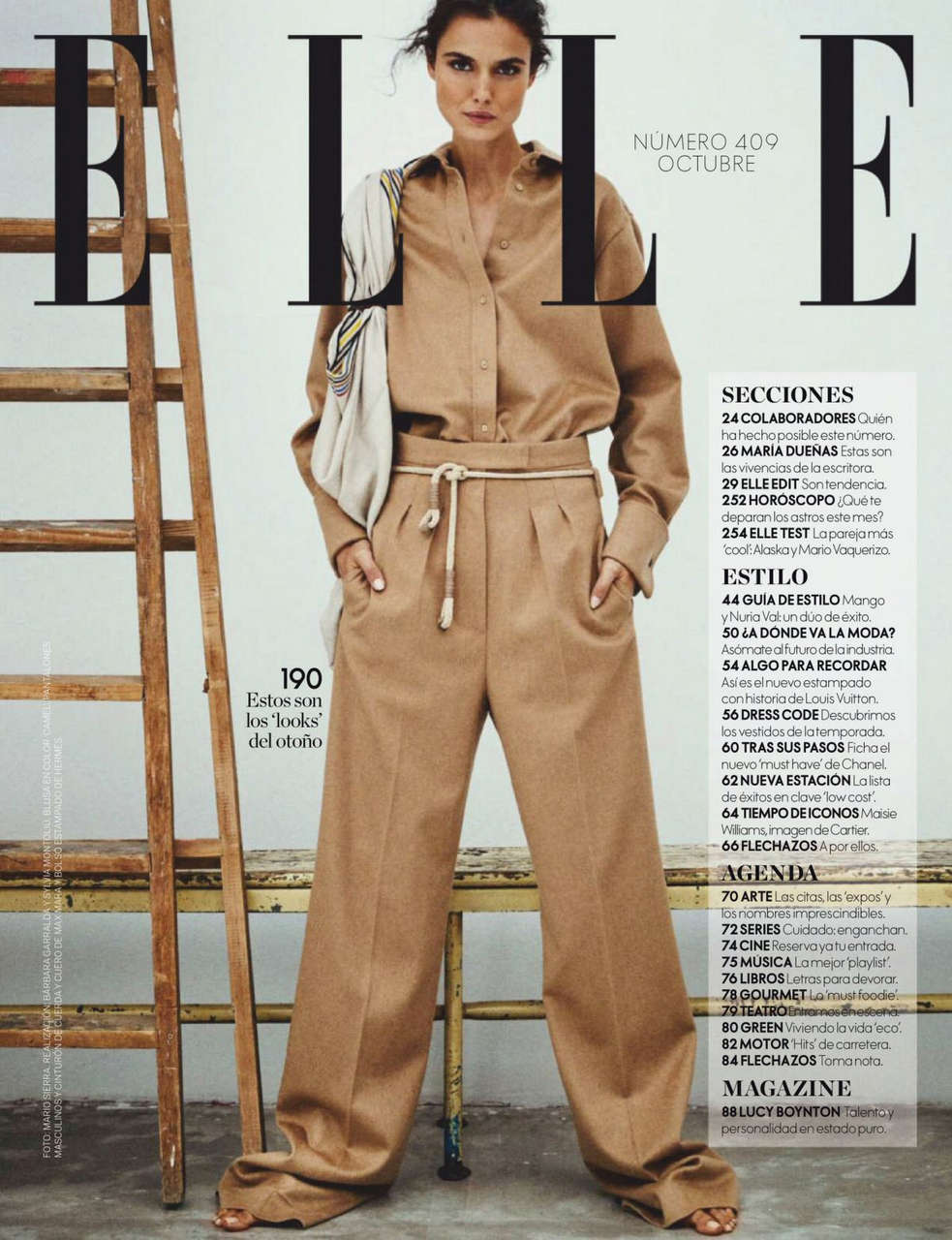Blanca Padilla Elle Magazine Spain October