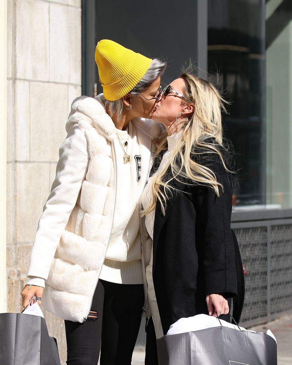 Braunwyn Sindham Burke And Victoria Brito Out Kissing New York