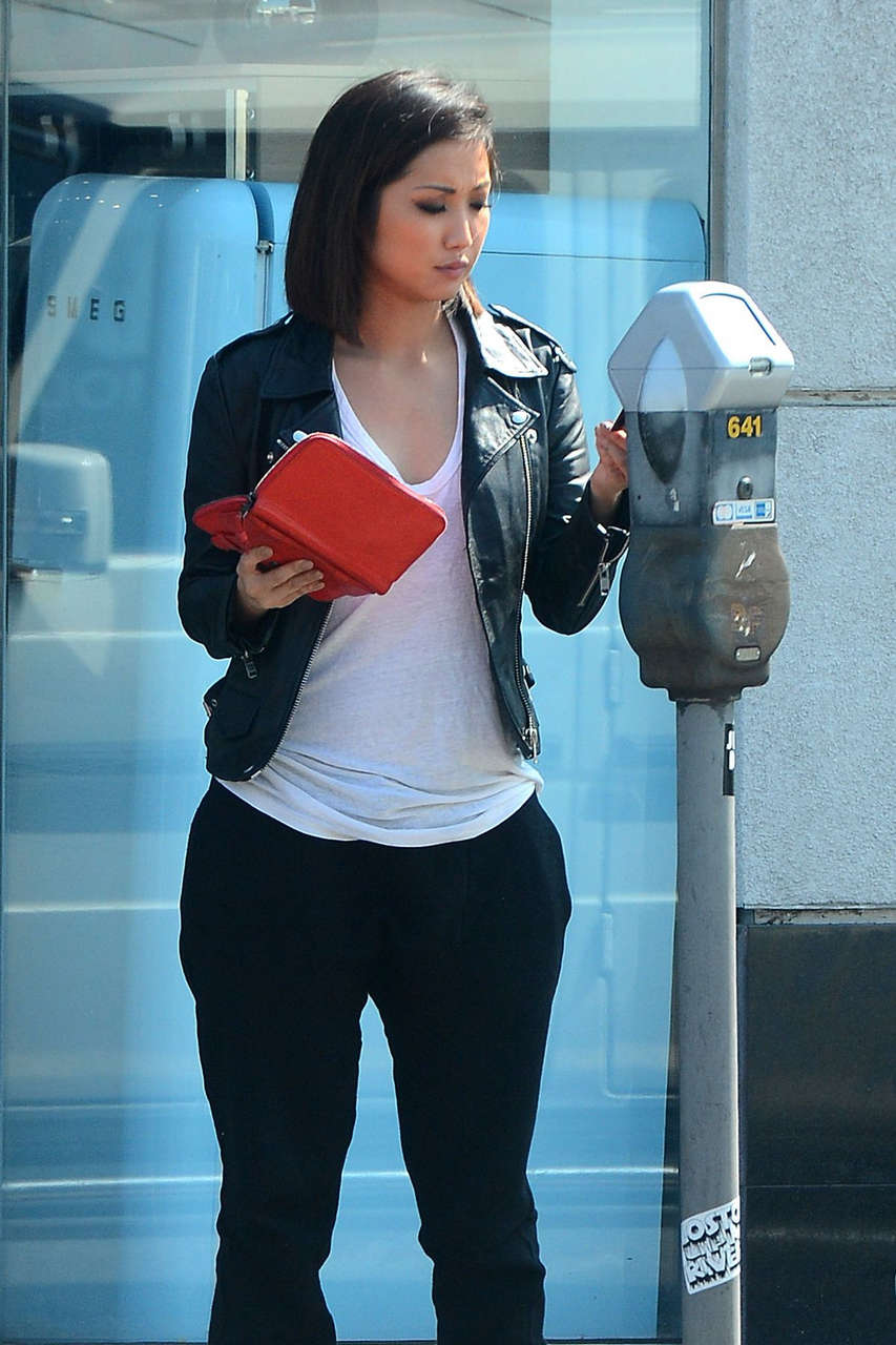 Brenda Song Out About West Hollywood
