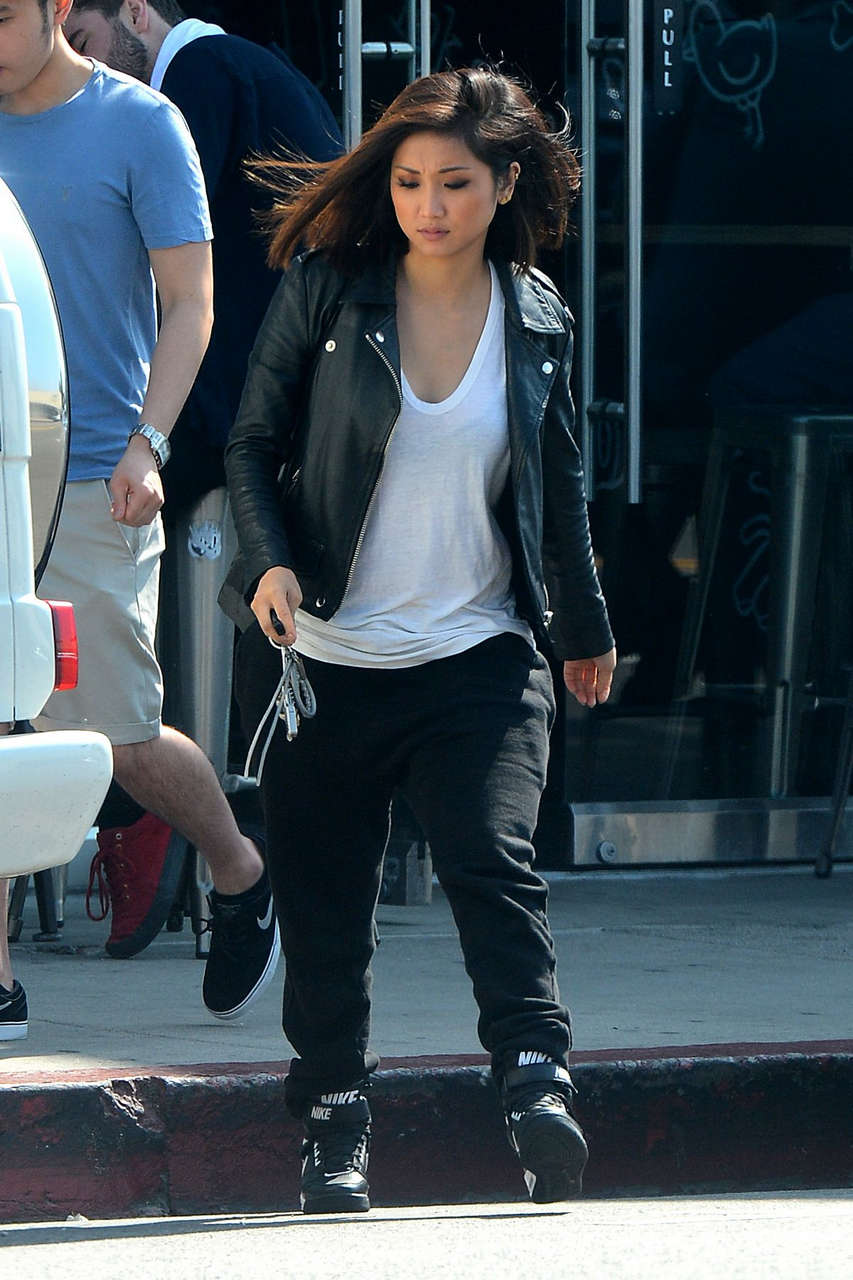 Brenda Song Out About West Hollywood