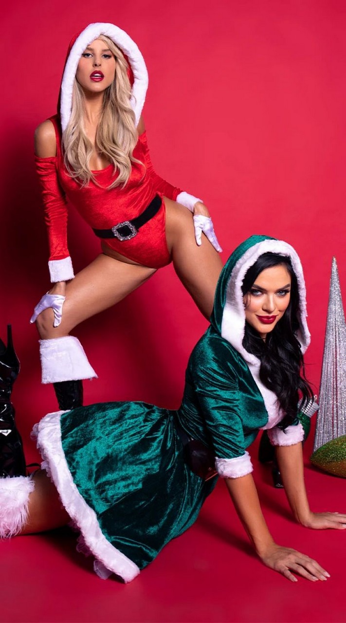 Brennah Black Christmas Costume For Yandy December