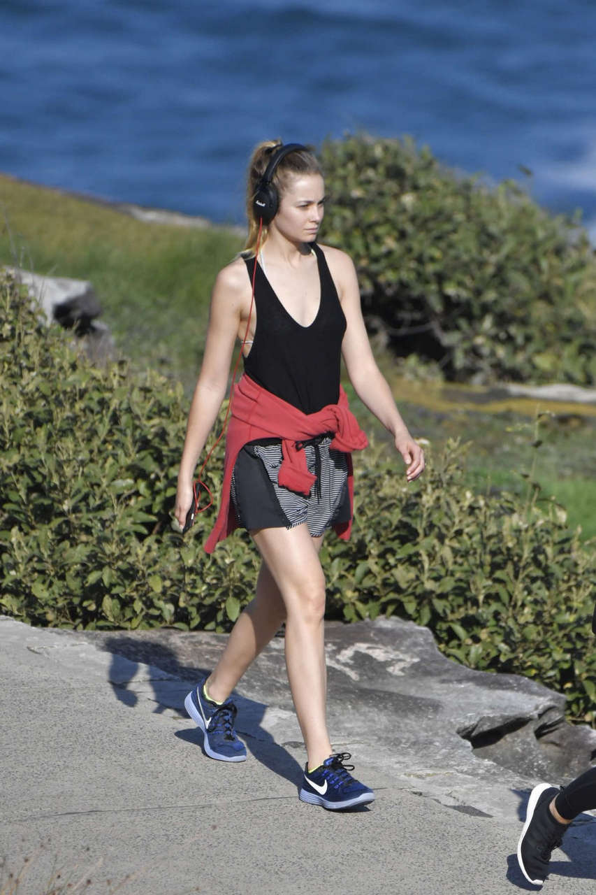 Bridget Malcom Out Walking Bondi Beach