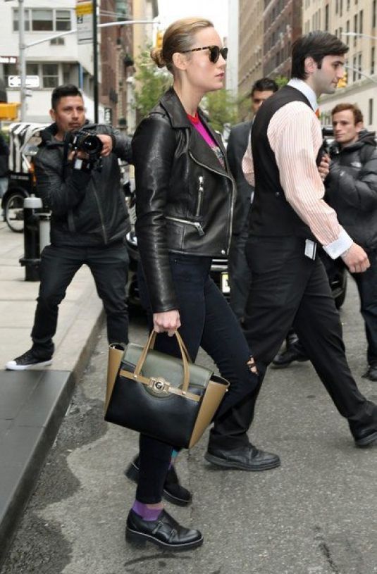 Brie Larson Leaves Her Hotel New York