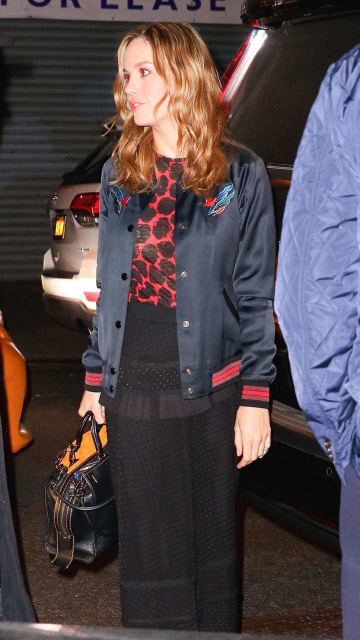 Brie Larson Night Out New York