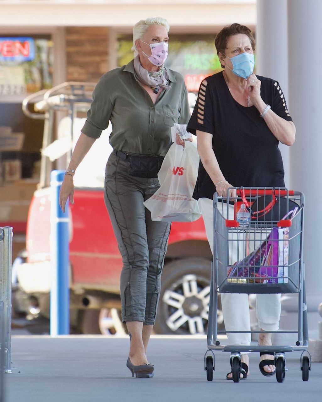 Brigitte Nielsen Out Shopping Los Angeles