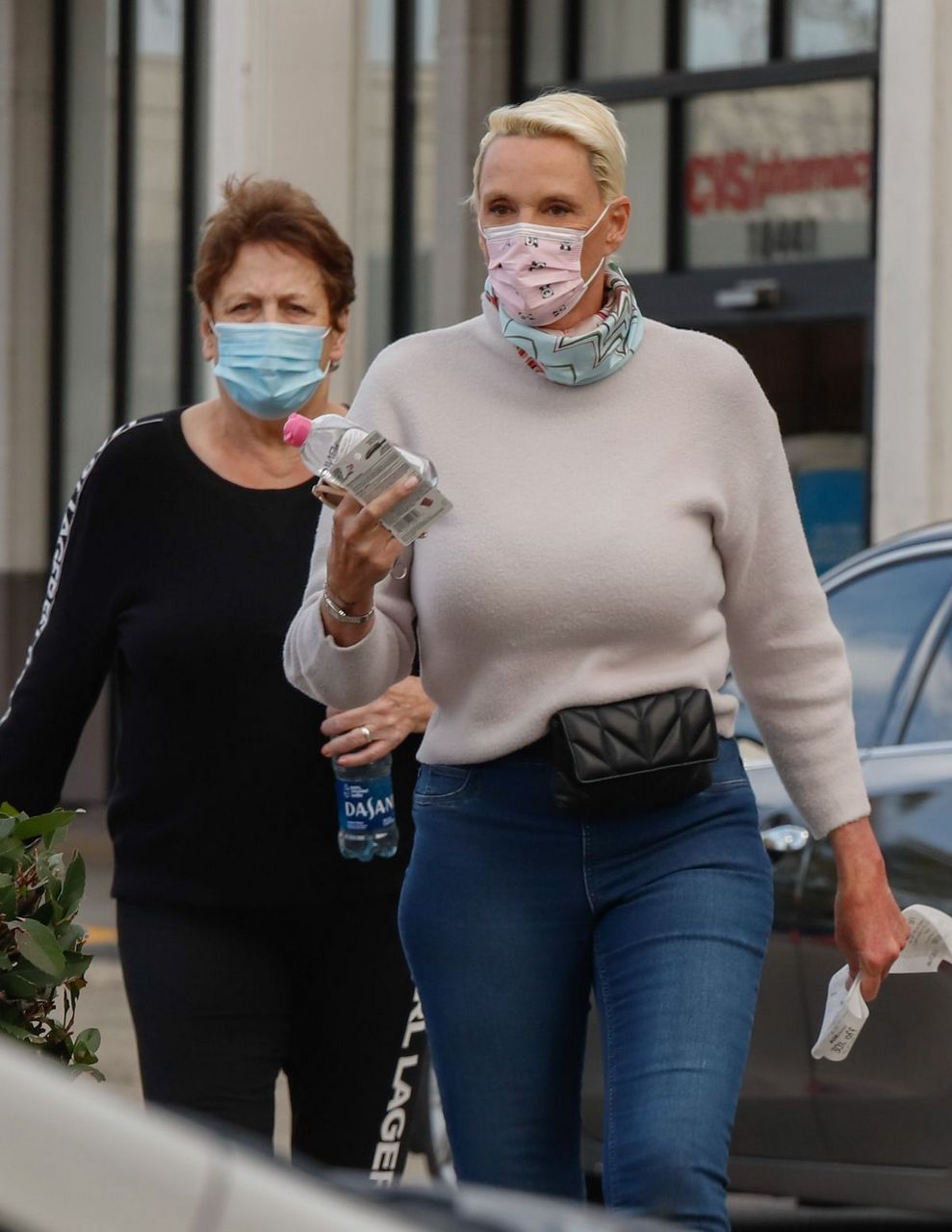 Brigitte Nielsen Out With Her Mother Hanne Cvs Parmacy Los Angeles