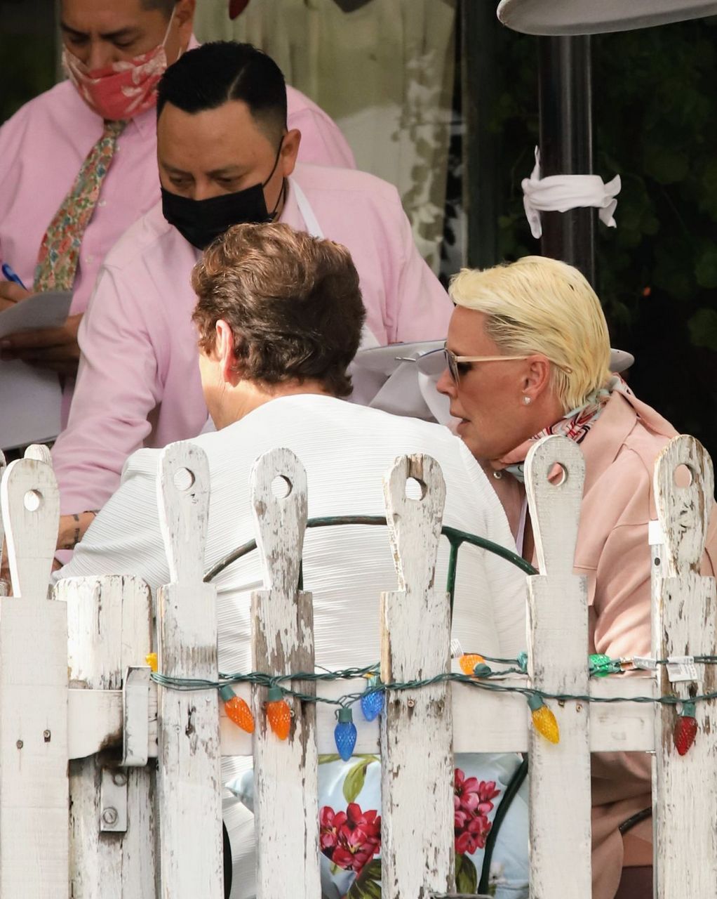 Brigitte Nielsn Out With Her Mother Ivy Restaurant West Hollywood