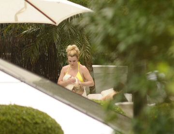 Britney Spears Bikini Top Four Seasons Hotel Buenos Aires