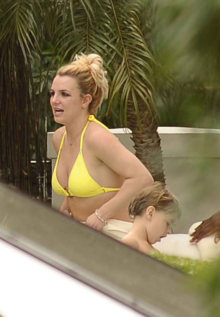 Britney Spears Bikini Top Four Seasons Hotel Buenos Aires