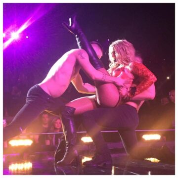 Britney Spears Last Night