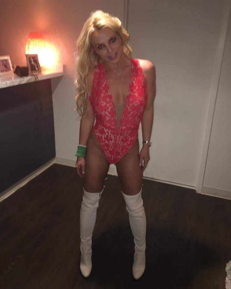 Britney Spears Last Night