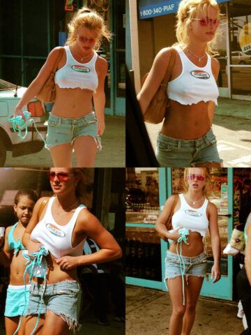 Britney Spears Sexsi Pepsi Crop Top