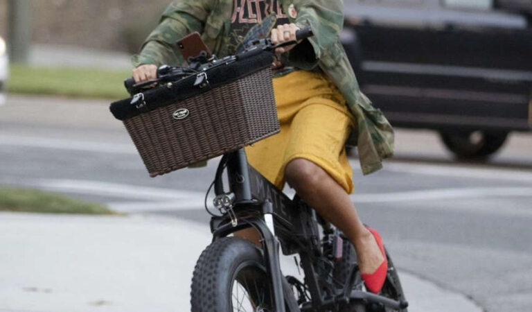 Brittany Furlan Out Riding Electric Cycles Los Angeles (10 photos)