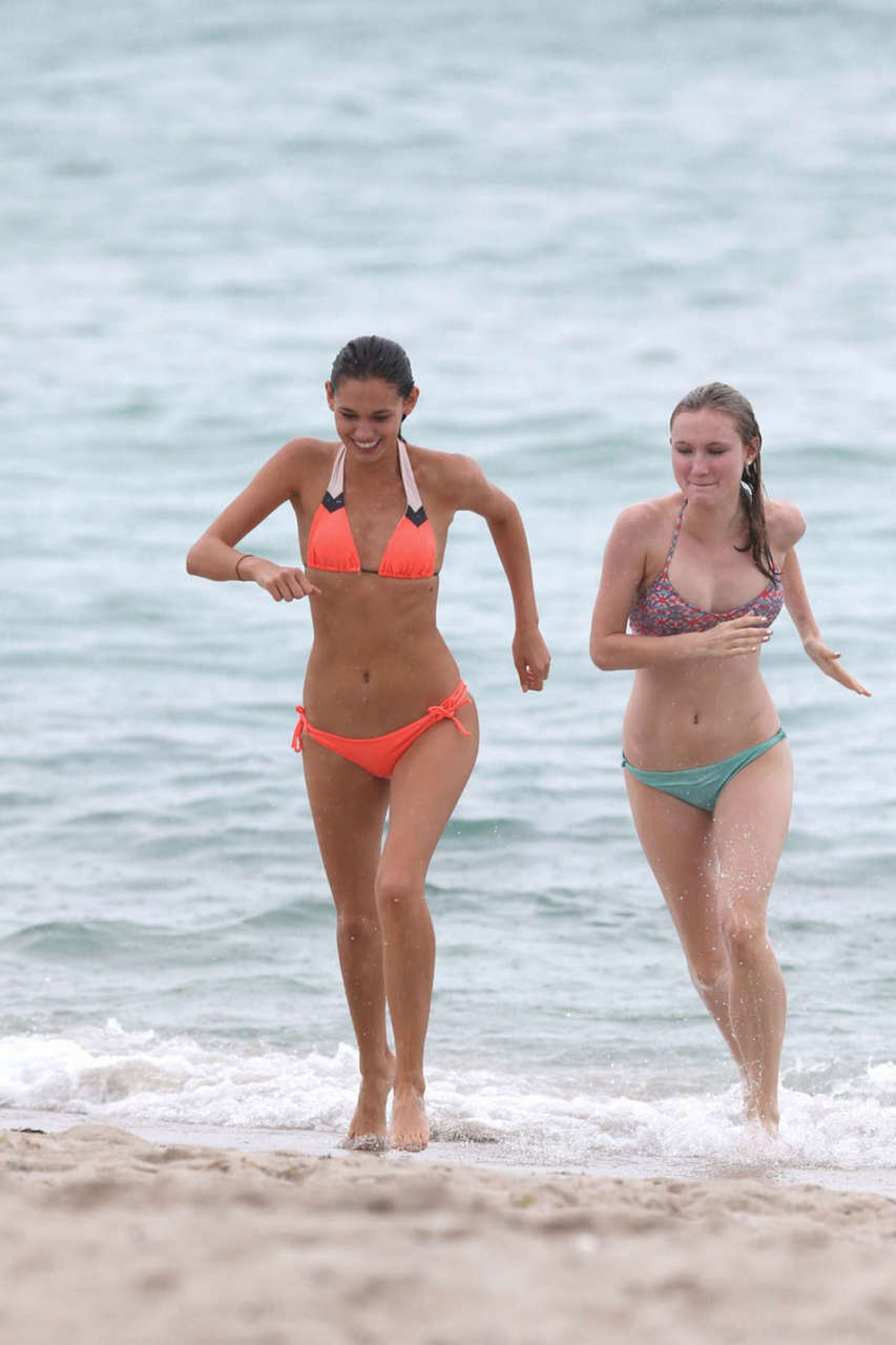 Brittany Gonzales Bikini Beach Miami