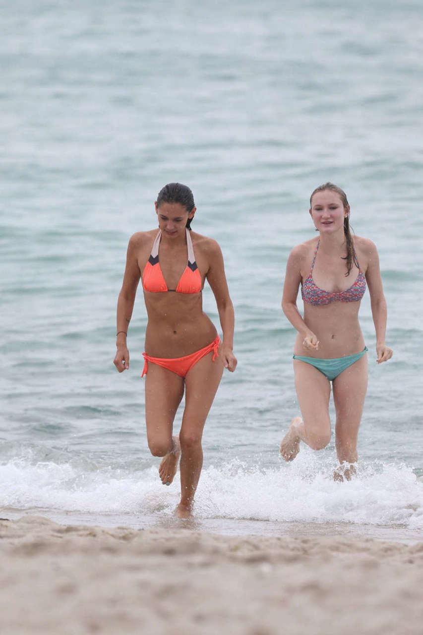 Brittany Gonzales Bikini Beach Miami