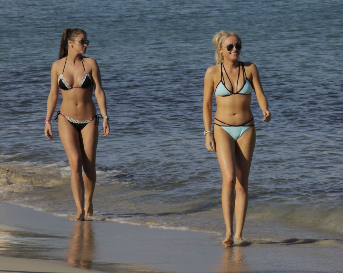 Brooke Vincent Katie Mcglynn Bikinis Beach Mallorca