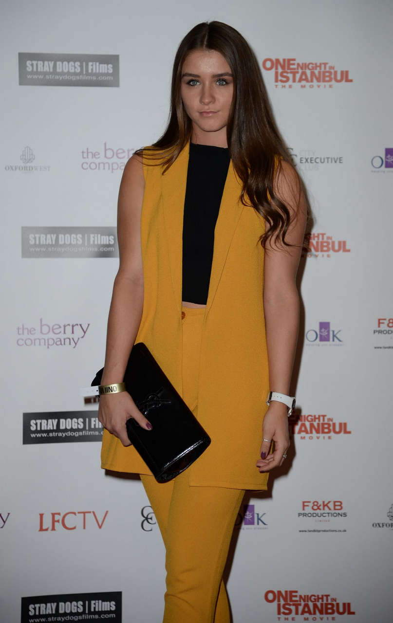 Brooke Vincent One Night Istanbul Premiere Liverpool