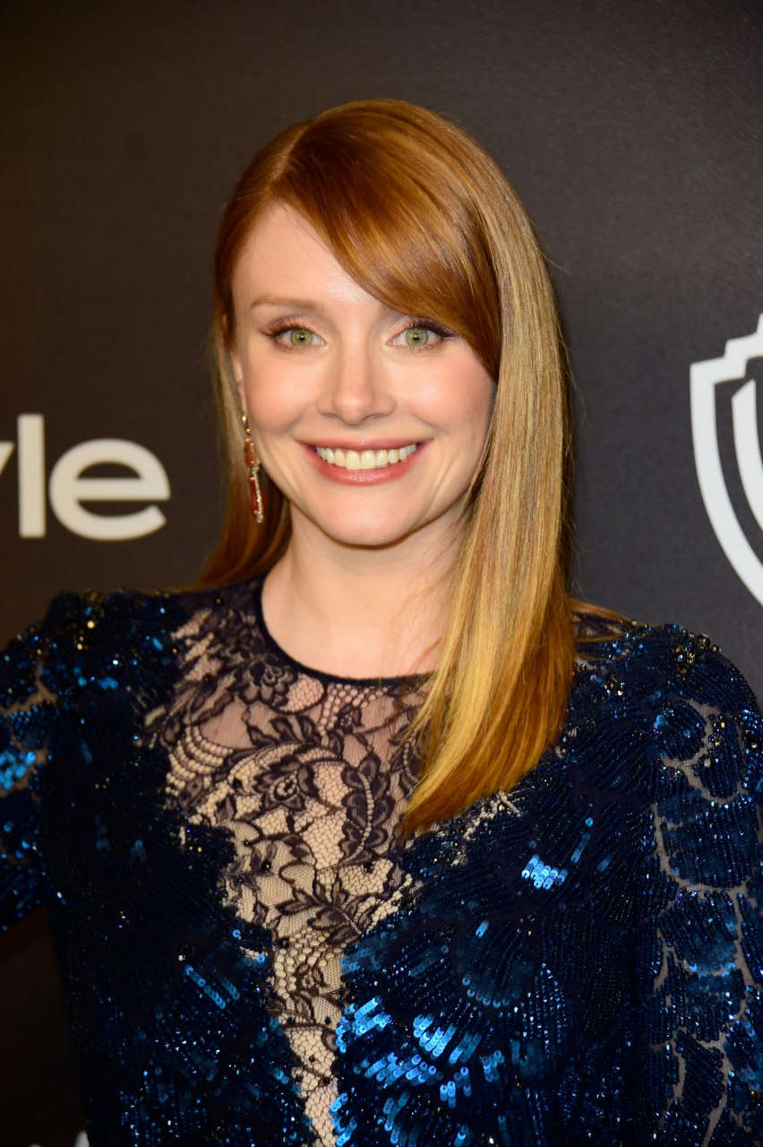 Bryce Dallas Howard Instyle Warner Bros 2016 Golden Globe Awards Post Party Beverly Hills