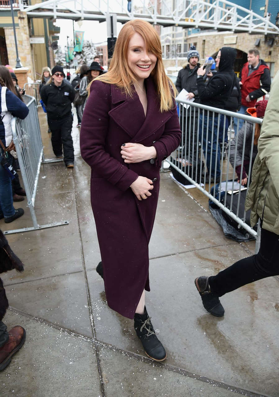 Bryce Dallas Howard Out About Park City