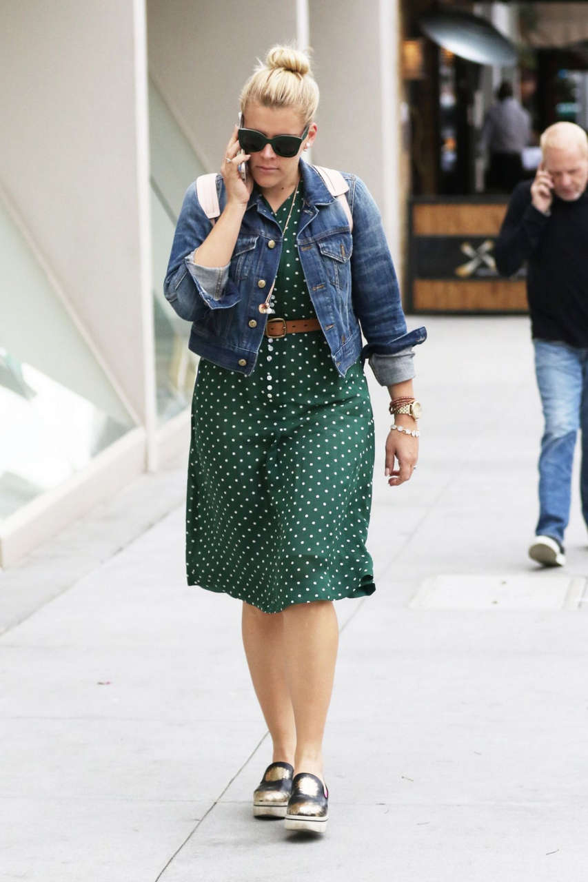 Busy Philipps Out For Lunch La Scala Beverly Hills