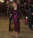 Caitriona Balfe Arrives Late Show With Stephen Colbert New York
