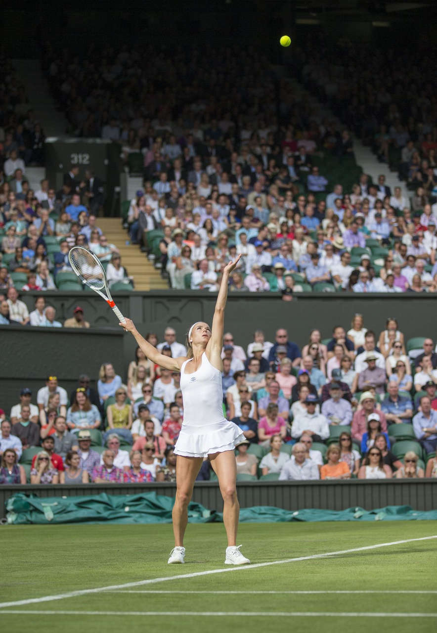 Camila Giorgi 1st Round Wimbledon Tennis Championships London