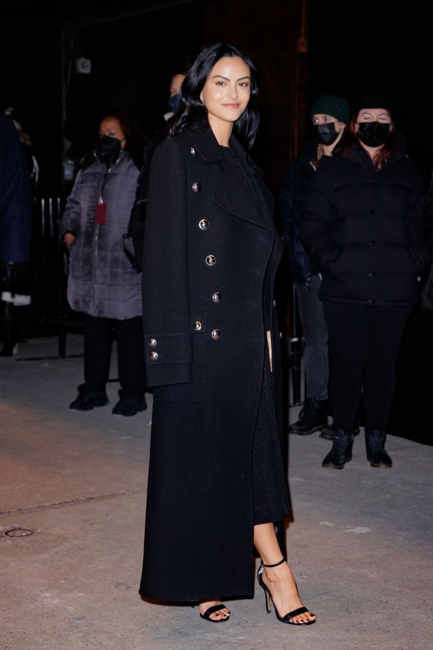 Camila Mendes Arrives Michael Kors Show New York Fashion Week