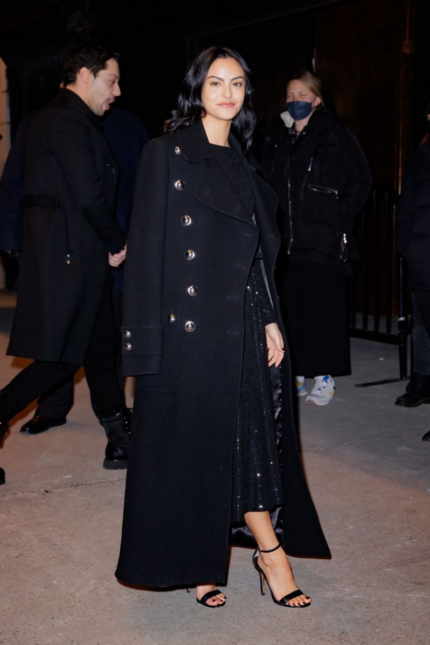 Camila Mendes Arrives Michael Kors Show New York Fashion Week