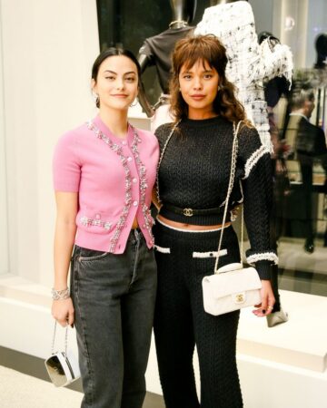 Camila Mendes Chanel Cocktail Party Celebrate Opening New Boutique Miami