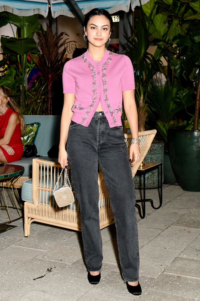 Camila Mendes Chanel Cocktail Party Celebrate Opening New Boutique Miami