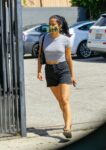Camila Mendes Heading To Medical Clinic West Hollywood