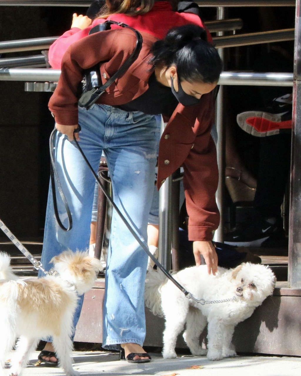 Camila Mendes Madelaine Petsch Out With Their Dogs Vancouver