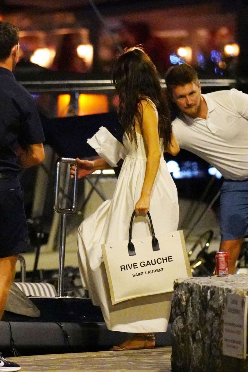 Camila Morrone And Leonardo Dicaprio Out Shopping St Barts