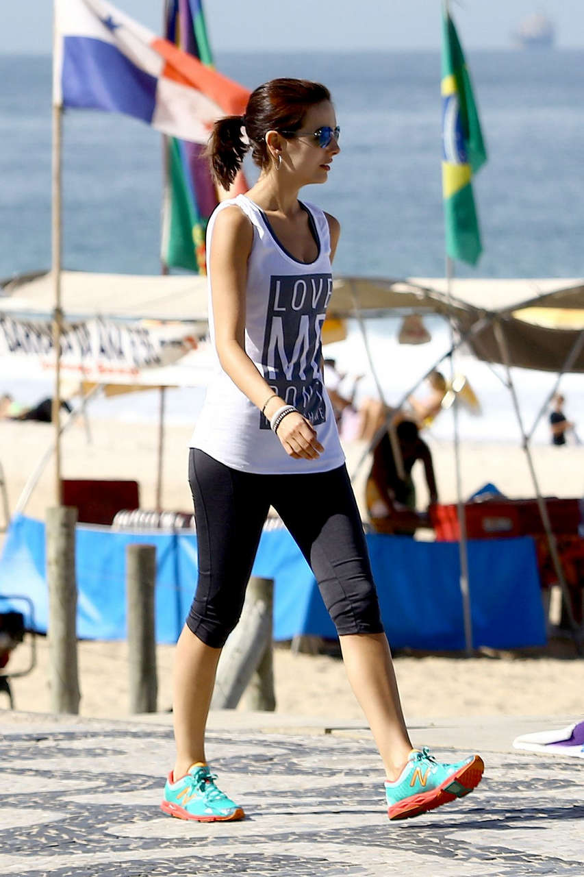 Camilla Belle Leggings Out Rio De Janeiro