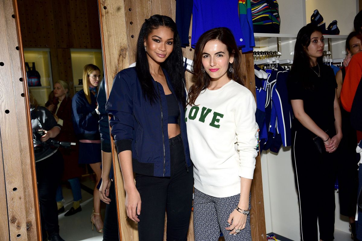 Camilla Belle Tory Sport Store Opening New York