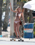 Camille Rowe Bikini Photoshoot Santa Monica