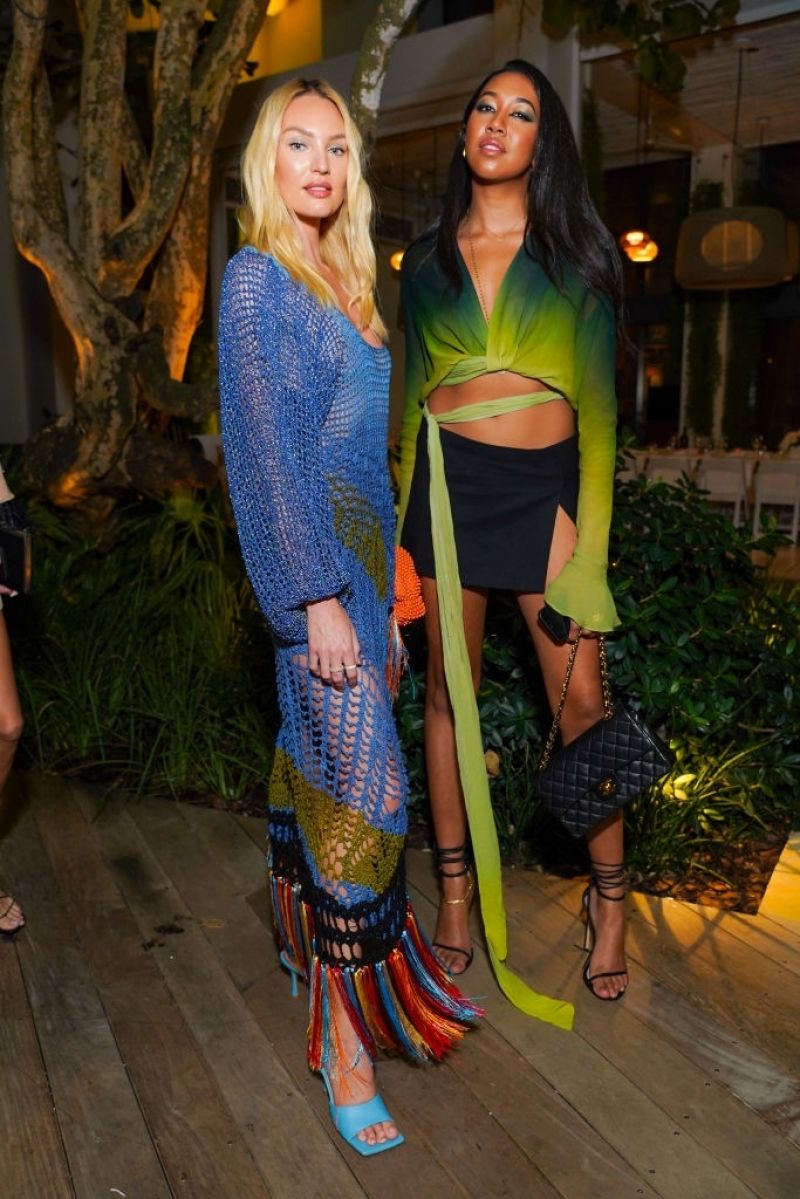 Candice Swanepoel Daily Front Row December Issue Celebration W South Beach