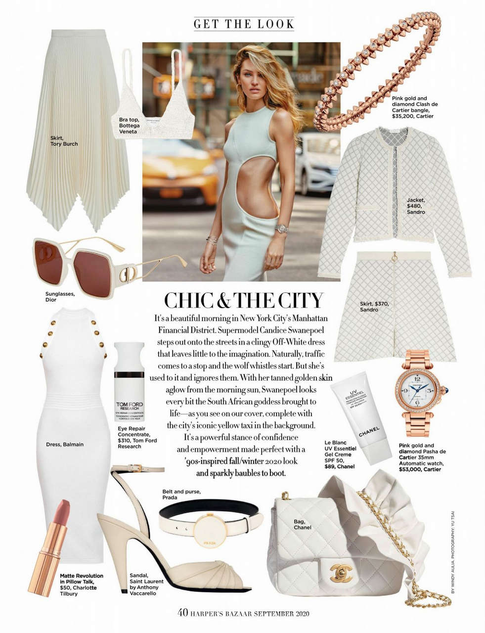 Candice Swanepoel Harpers Bazaar Magazine Singapore September