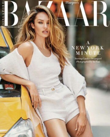Candice Swanepoel Harpers Bazaar Magazine Singapore September