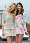 Candice Swanepoel Miranda Kerr 2012 Victorias Secret Swim Collection Launch Beverly Hills