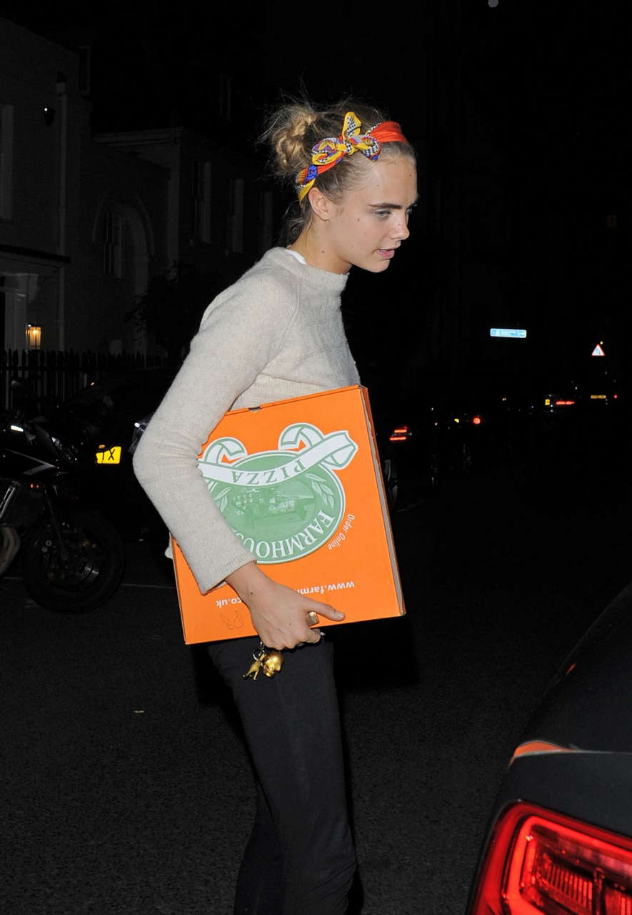 Cara Delevingne Leaves Chiltern Firehouse London