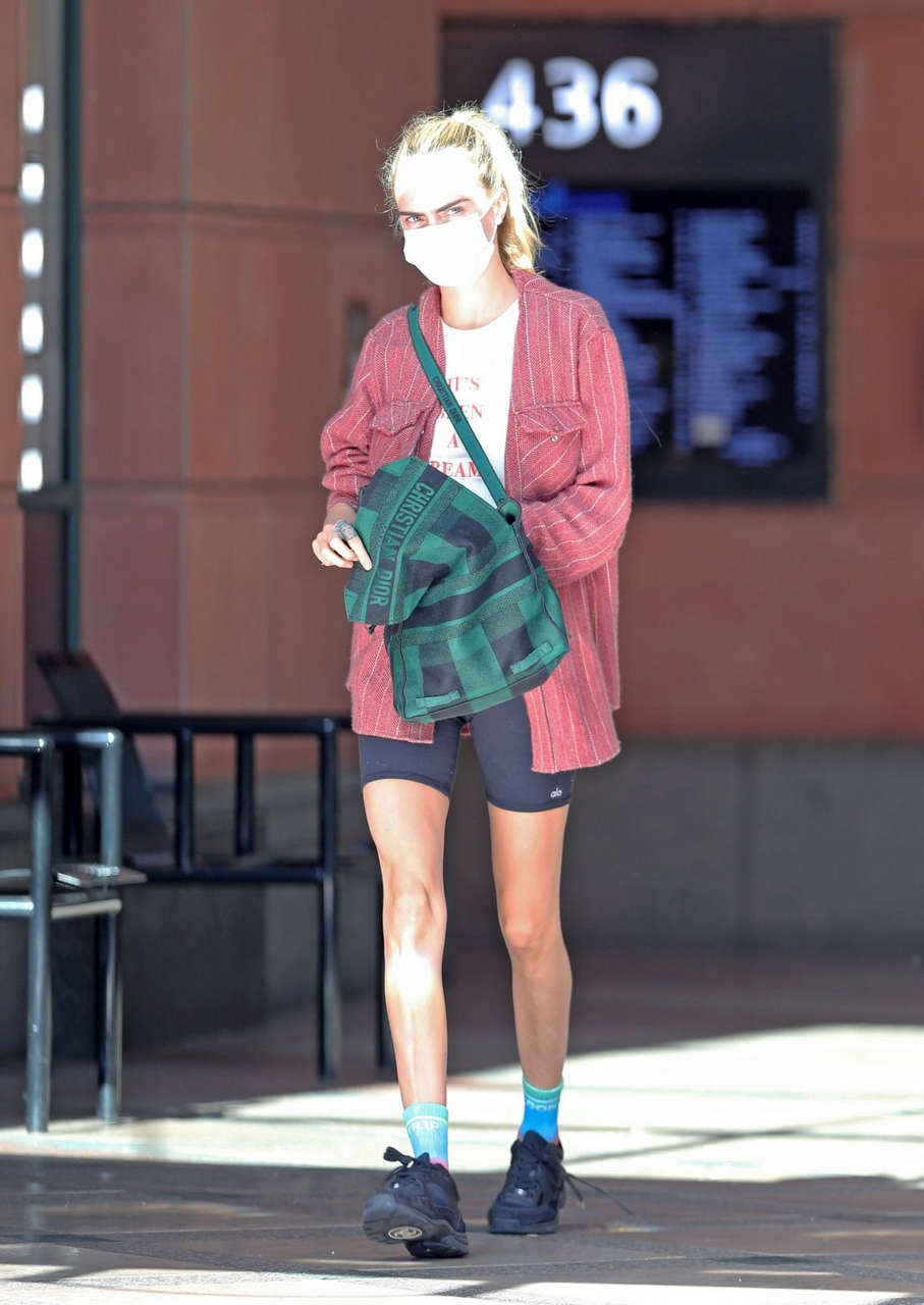 Cara Delevingne Out About Beverly Hills
