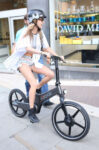 Cara Delevingne Rriding Bicycle Out London