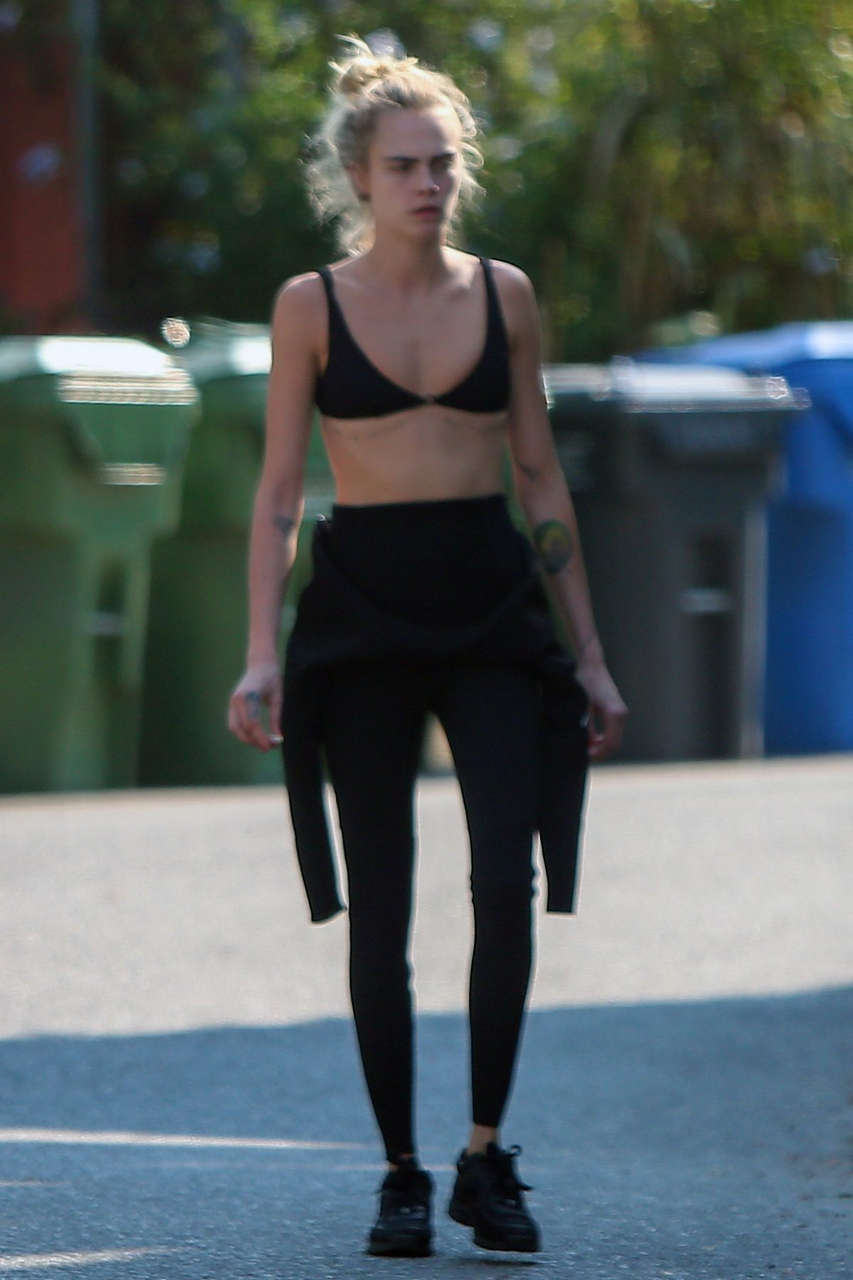 Cara Delevingne Wetsuit Out Surfing Malibu