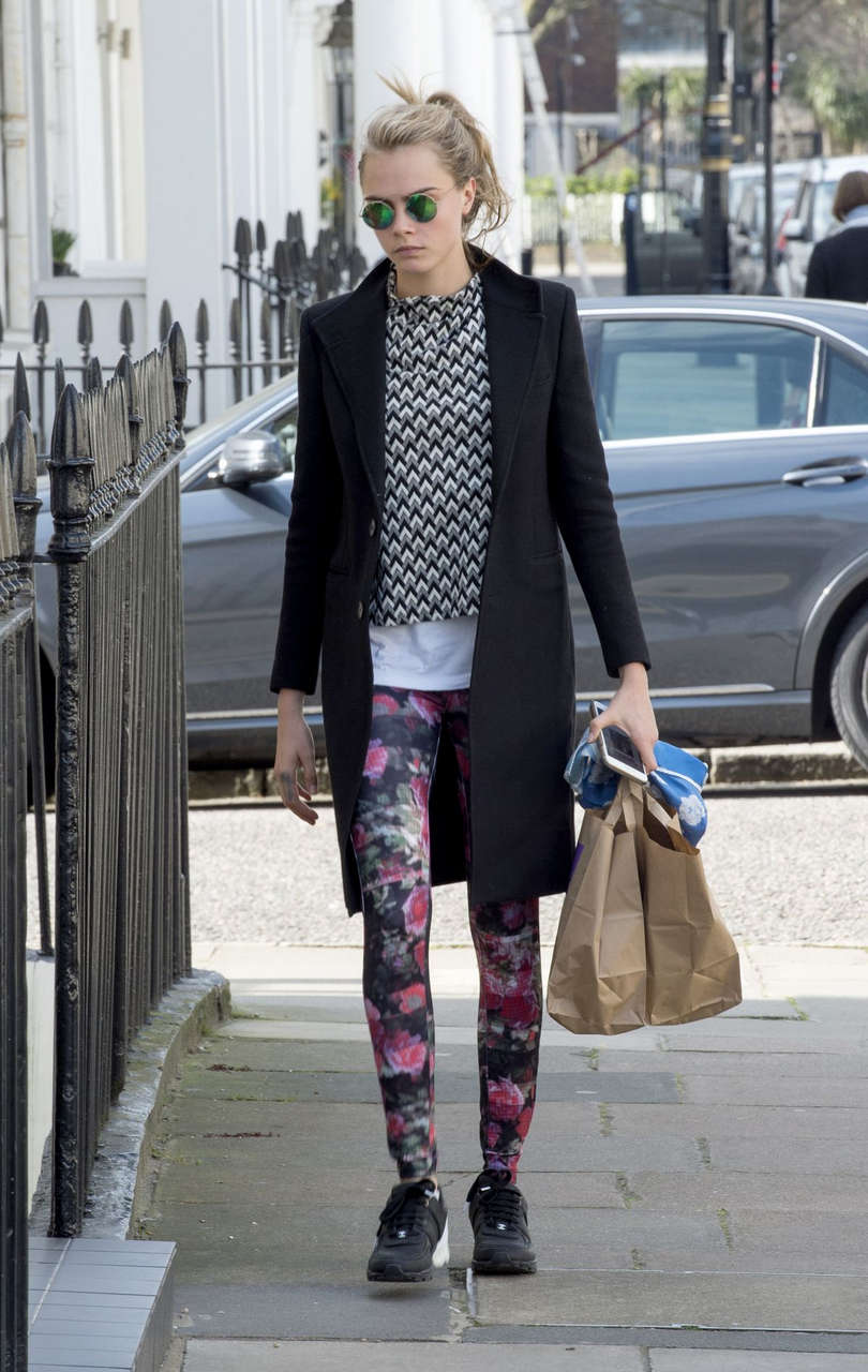 Cara Delvongne Out About London