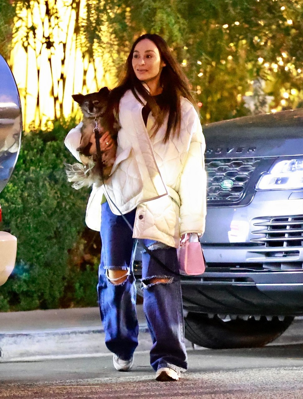 Cara Santana Out For Dinner San Vicente Bungalows West Hollywood