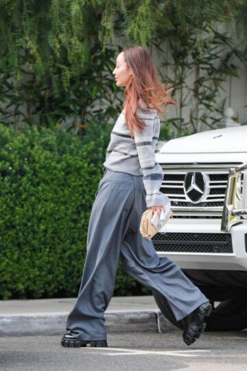 Cara Santana Out For Lunch San Vicente Bungalows West Hollywood