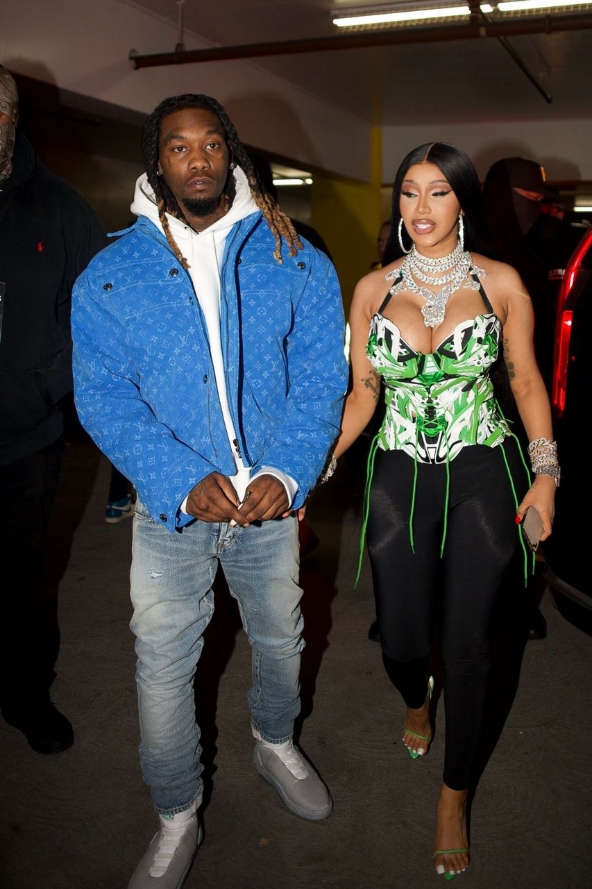 Cardi B Arrives Offset S Birthday Party Los Angeles