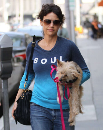 Carla Gugino Out About Los Angeles